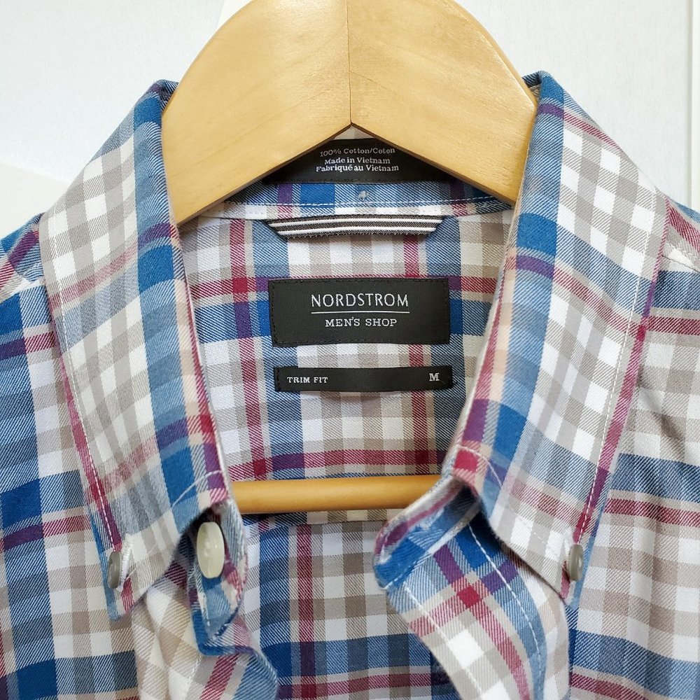 Nordstrom Men's Button Shirt, Trim Fit, M